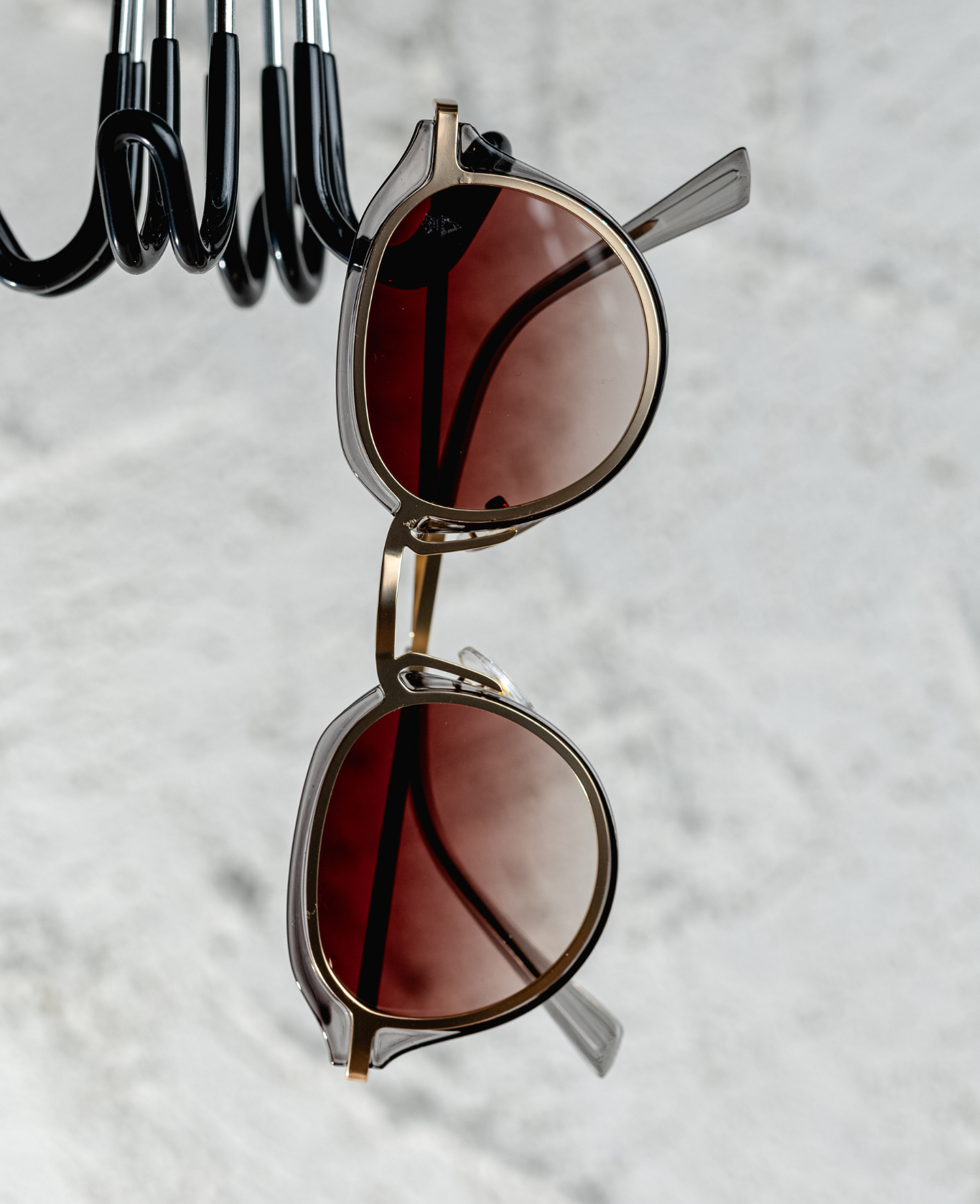 Óculos Teen Cinza/Metal Bronze