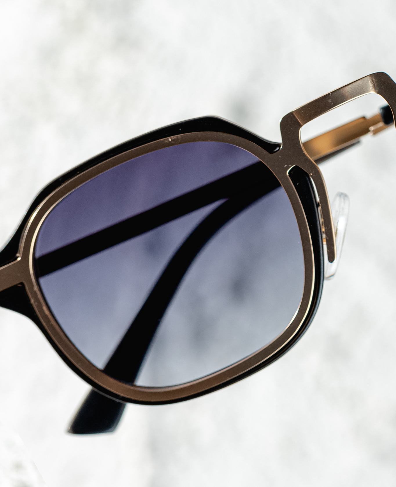 Óculos Teen Preto/Metal Bronze