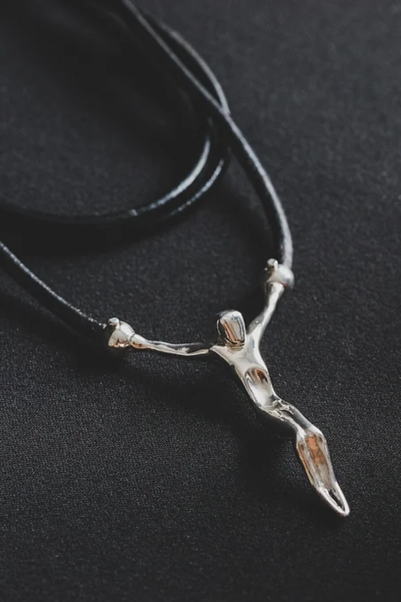 COLAR CRISTO EM PRATA 950