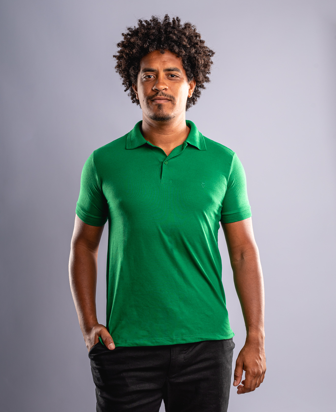 Camisa Pollo Vitor Cabral - Verde