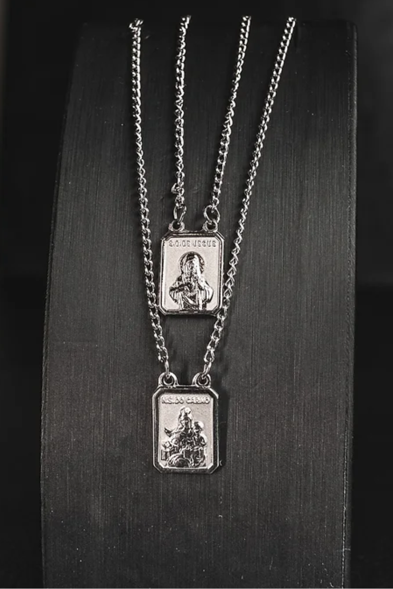 Escapulário em Aço 316L