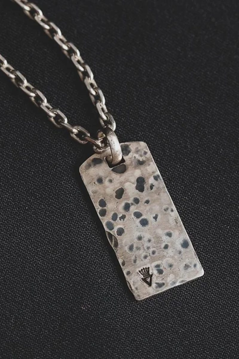 Colar Chapa Martelado