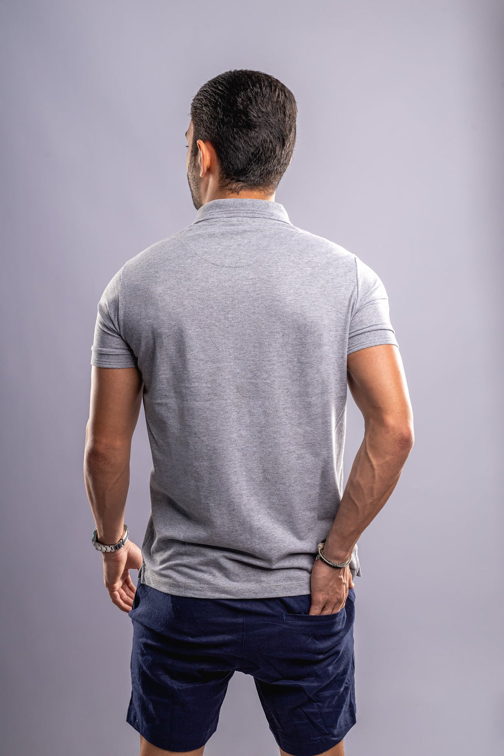 Camisa Pollo Vitor Cabral - Cinza