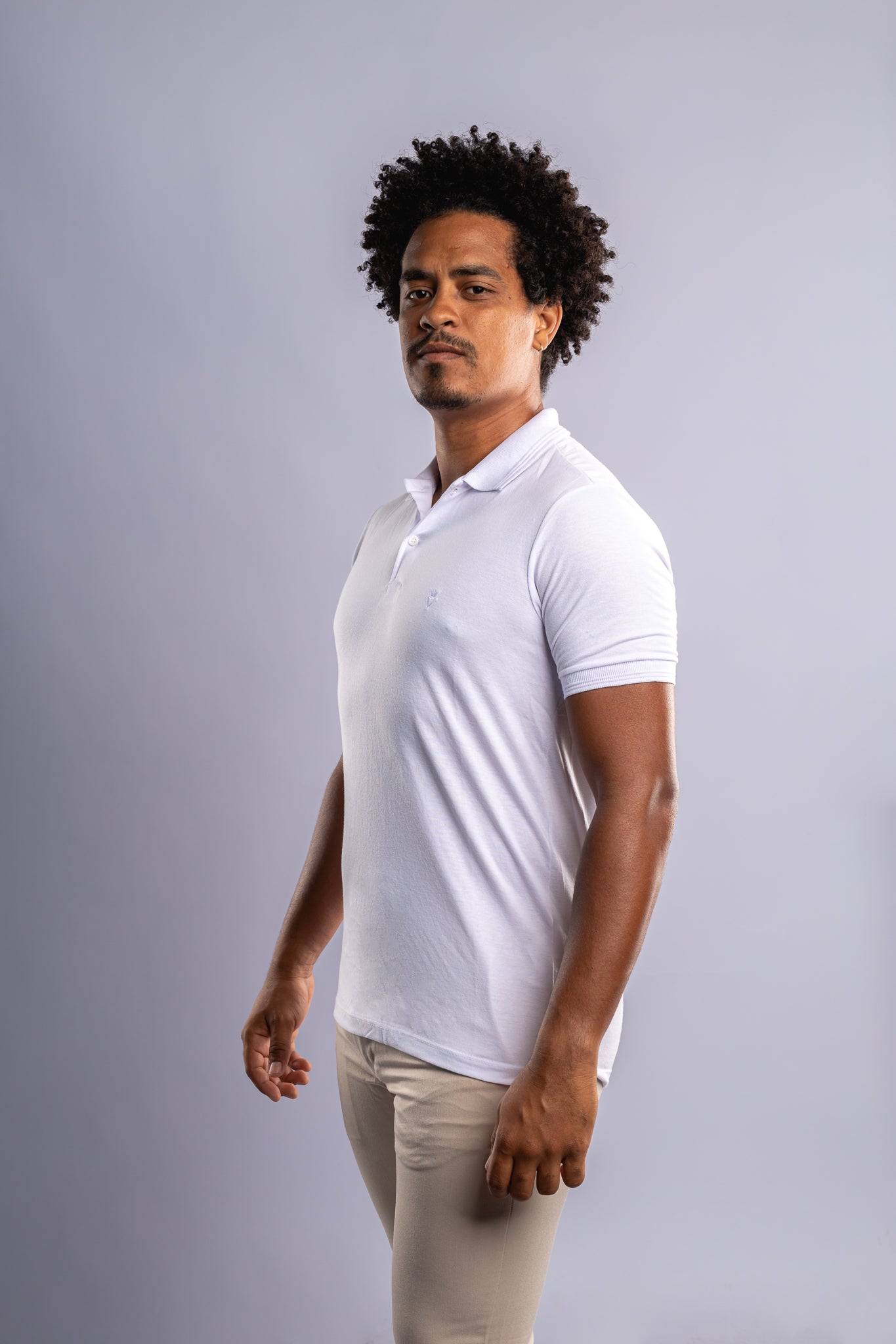 Camisa Pollo Vitor Cabral - Branca