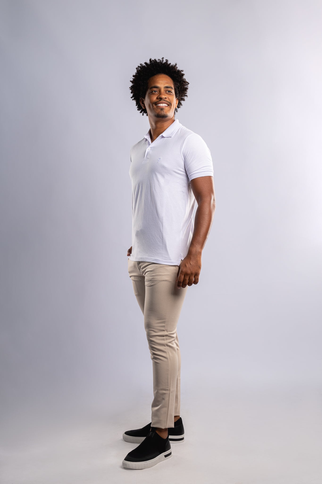 Camisa Pollo Vitor Cabral - Branca