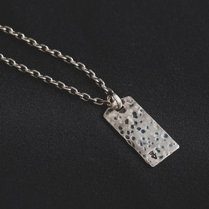 Colar Chapa Martelado