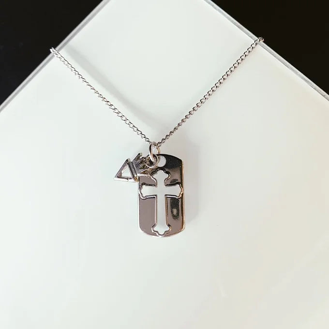 COLAR  MILITAR CRUZ CHAPA