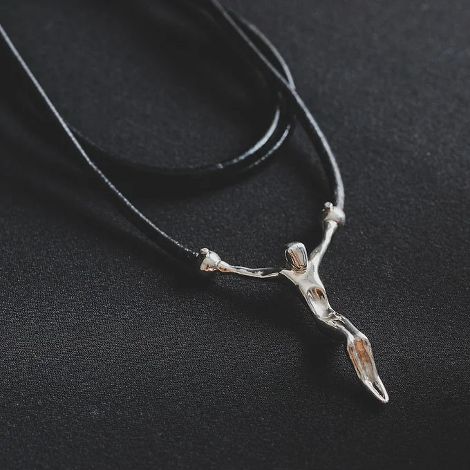 COLAR CRISTO EM PRATA 950