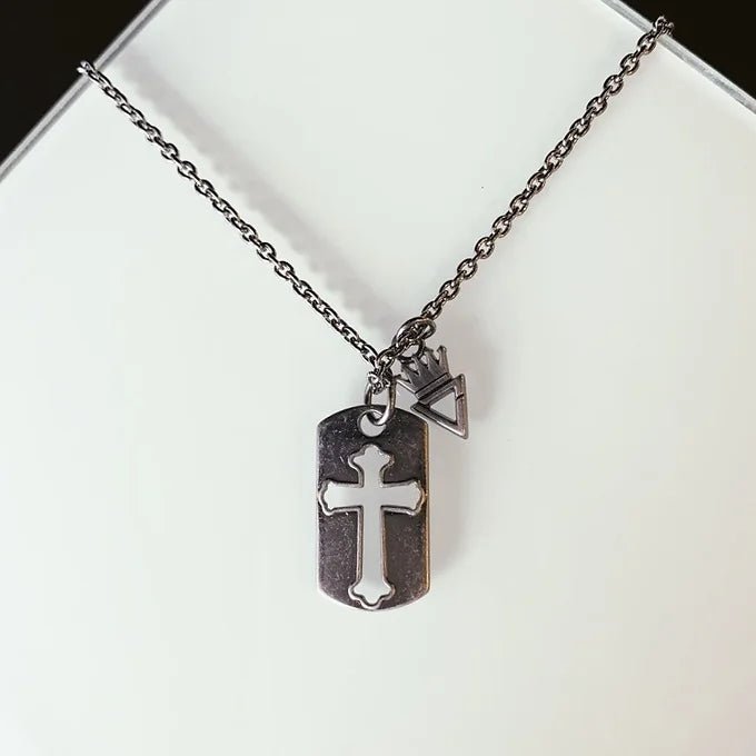 COLAR  MILITAR CRUZ CHAPA